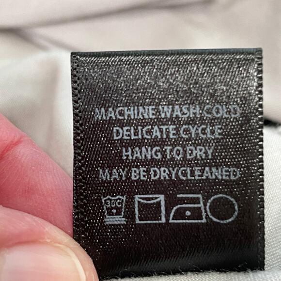 SUKI + SOLAINE Gray Dolman Sleeve V-Neck Sheer Center Oversize Blouse Top S - Picture 8 of 11